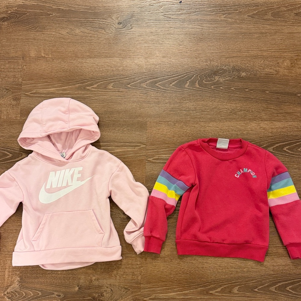 Nike Light Pink Kids Hoodie